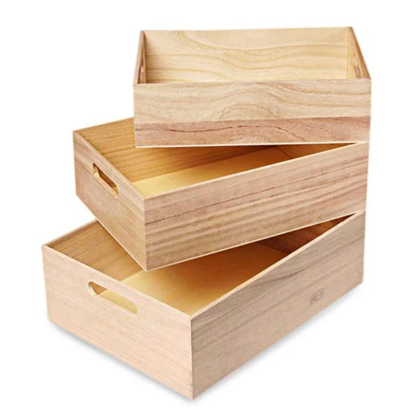 Buildable Gift Set Wood Crate